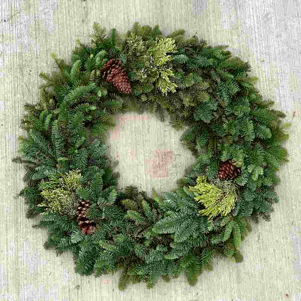 Fresh Wreaths + Greens