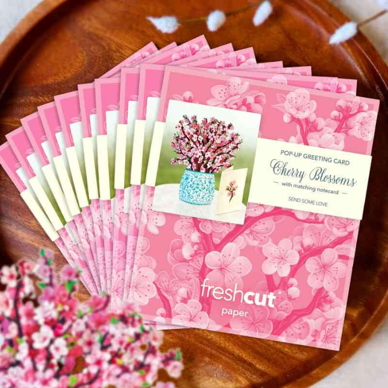 image of several flat bouquet cards arranged