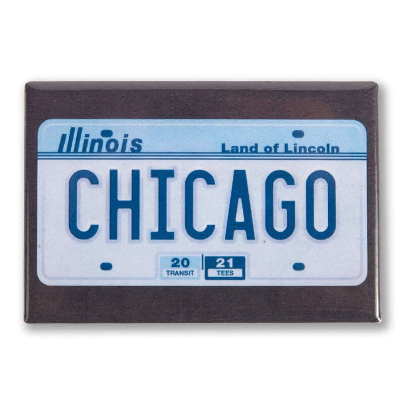 Illinois License Plate Magnet