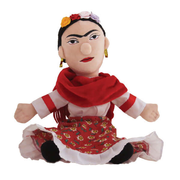 Frida Kahlo Little Thinker Doll with monkey