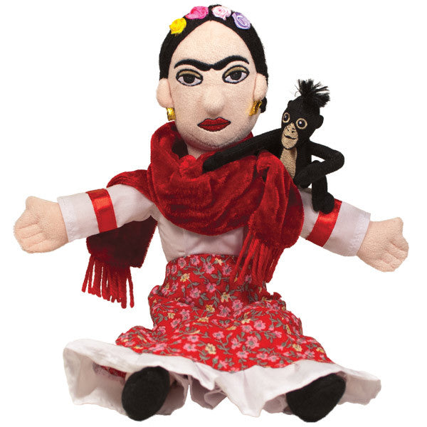 Frida Kahlo Little Thinker Doll with monkey