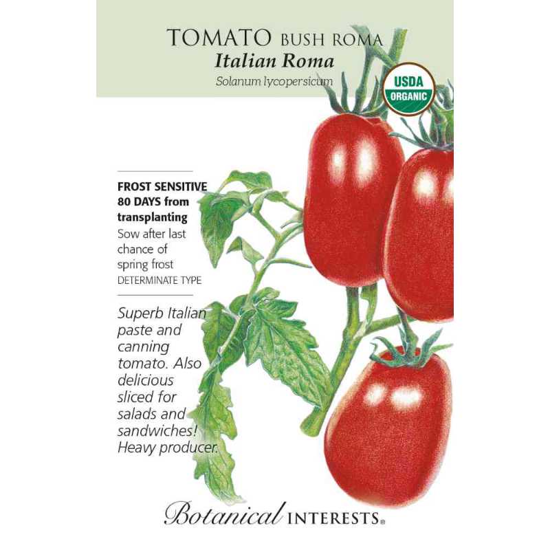 packet with tomatoes on the vine