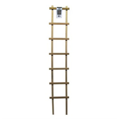image of ladder like trellis in natural wood