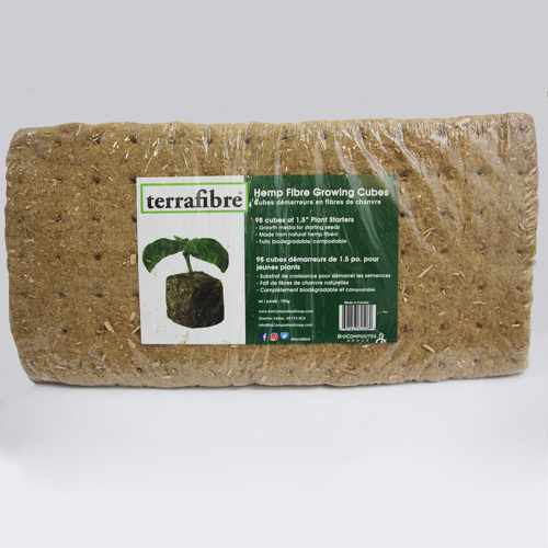 image of package of terra fibre growing cubes
