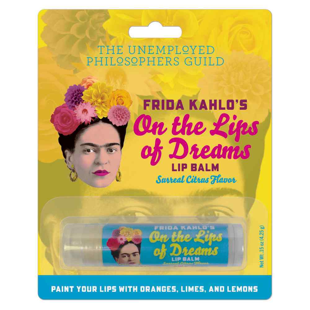 Frida Kahlo Lip Balm on display card