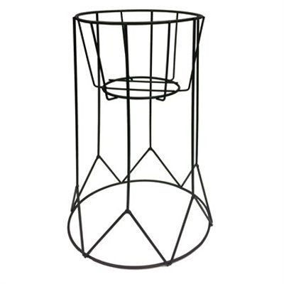 Black wire plant stand for six inch pot