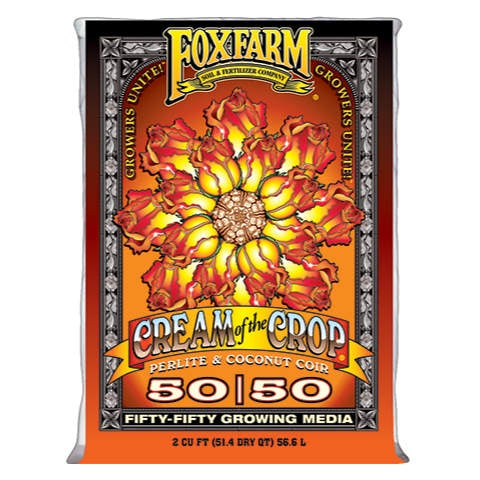 image of bag of product.  Colors of dark orange and yellow with black accents.  Fox Farm logo in yellow at top.  Large abstract flower in the middle in yellow orange and red.  Name of product in white along bottom of bag.
