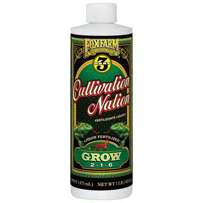 bottle with logos and drawings of foliage