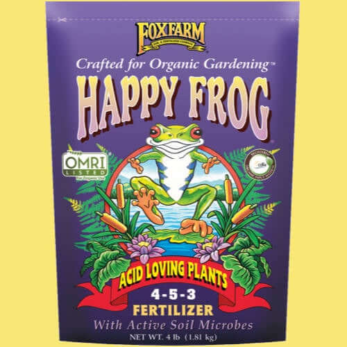 best acid loving plant fertilizer FoxFarm Happy Frog Acid-Loving Plants Fertilizer, 4 lbs