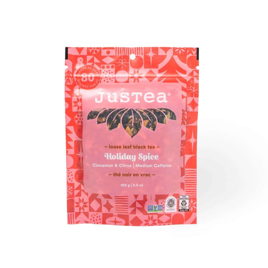 Holiday Spice Stand-Up Pouch -Organic Fair-Trade Black Tea