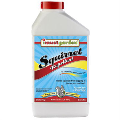 image of bottle with red and blue with drawing of squirrel