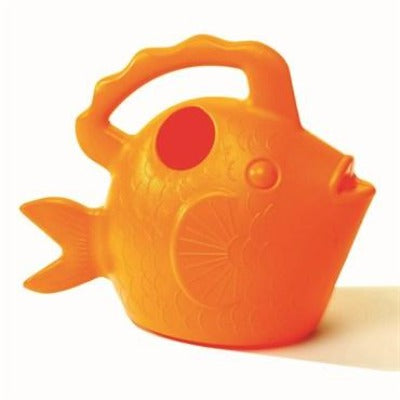 Image of orange watering can shaped like a goldfish